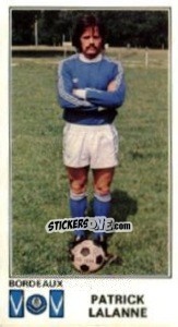 Cromo Patrick Lalanne - Football France 1976-1977 - Panini