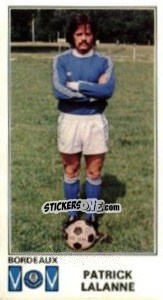 Figurina Patrick Lalanne - Football France 1976-1977 - Panini