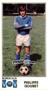 Sticker Philippe Goubet - Football France 1976-1977 n. 52 - Panini