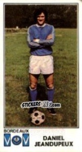 Figurina Daniel Jeandupeux - Football France 1976-1977 n. 56 - Panini