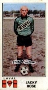 Sticker Jacky Rose - Football France 1976-1977 n. 60 - Panini