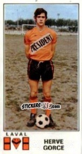 Figurina Herve Gorce - Football France 1976-1977 n. 61 - Panini