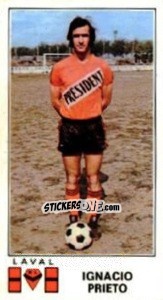 Sticker Ignacio Prieto - Football France 1976-1977 n. 67 - Panini