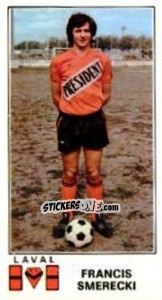 Sticker Francis Smerecki - Football France 1976-1977 - Panini
