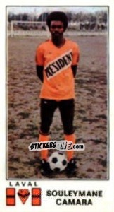 Sticker Souleymane Camara - Football France 1976-1977 n. 70 - Panini