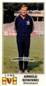 Sticker Arnold Sowinski - Football France 1976-1977 n. 76 - Panini