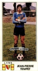 Cromo Jean-Pierre Tempet - Football France 1976-1977 - Panini