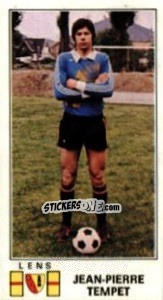 Sticker Jean-Pierre Tempet - Football France 1976-1977 n. 77 - Panini