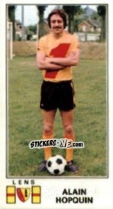 Sticker Alain Hopquin - Football France 1976-1977 - Panini