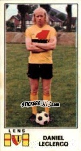 Cromo Daniel Leclercq - Football France 1976-1977 - Panini