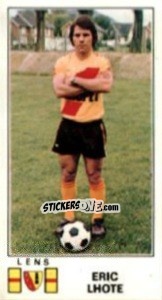 Sticker Eric Lhote - Football France 1976-1977 - Panini