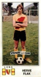 Cromo Herve Flak - Football France 1976-1977 n. 86 - Panini