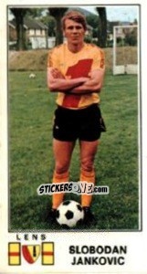 Cromo Slobodan Jankovic - Football France 1976-1977 - Panini