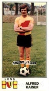Figurina Alfred Kaiser - Football France 1976-1977 n. 89 - Panini