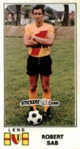 Cromo Robert Sab - Football France 1976-1977 n. 91 - Panini