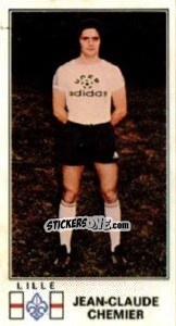 Cromo Jean-Claude Chemier - Football France 1976-1977 - Panini