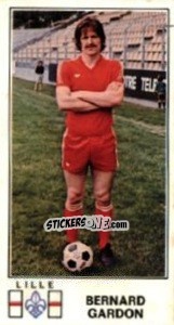 Sticker Bernard Gardon - Football France 1976-1977 - Panini
