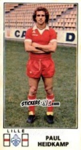 Figurina Paul Heidkamp - Football France 1976-1977 n. 99 - Panini