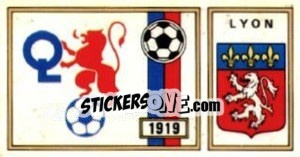 Sticker Badge - Football France 1976-1977 n. 109 - Panini