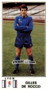 Sticker Gilles De Rocco - Football France 1976-1977 n. 111 - Panini