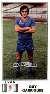 Cromo Guy Garrigues - Football France 1976-1977 - Panini