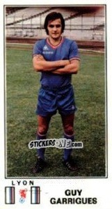 Sticker Guy Garrigues - Football France 1976-1977 n. 114 - Panini