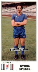 Figurina Gyora Spiegel - Football France 1976-1977 n. 119 - Panini