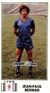 Figurina Jean-Paul Bernad - Football France 1976-1977 n. 121 - Panini