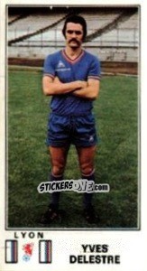 Sticker Yves Delestre - Football France 1976-1977 - Panini