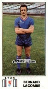 Sticker Bernard Lacombe - Football France 1976-1977 n. 124 - Panini