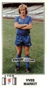 Sticker Yves Mariot - Football France 1976-1977 - Panini