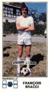 Sticker Francois Bracci - Football France 1976-1977 n. 130 - Panini