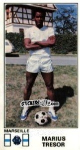 Sticker Marius Tresor - Football France 1976-1977 n. 132 - Panini