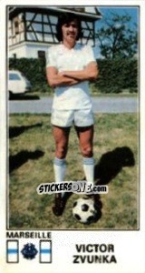 Cromo Victor Zvunka - Football France 1976-1977 - Panini