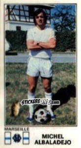 Cromo Michel Albaladejo - Football France 1976-1977 n. 135 - Panini