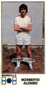Cromo Norberto Alonso - Football France 1976-1977 - Panini