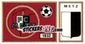 Sticker Badge - Football France 1976-1977 n. 143 - Panini