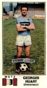 Sticker Georges Huart - Football France 1976-1977 - Panini