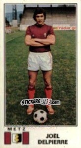 Sticker Joel Delpierre - Football France 1976-1977 - Panini