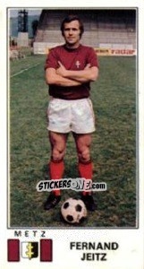 Figurina Fernand Jeitz - Football France 1976-1977 n. 148 - Panini