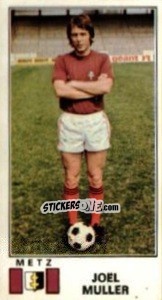 Cromo Joel Muller - Football France 1976-1977 - Panini