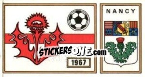 Sticker Badge - Football France 1976-1977 n. 160 - Panini