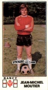 Sticker Jean-Michel Moutier - Football France 1976-1977 n. 162 - Panini