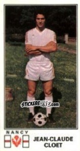 Cromo Jean-Claude Cloet - Football France 1976-1977 - Panini