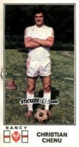 Sticker Christian Chenu - Football France 1976-1977 - Panini