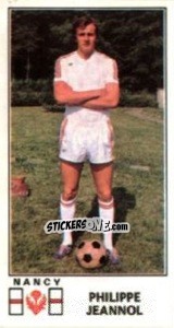 Sticker Philippe Jeannol - Football France 1976-1977 - Panini