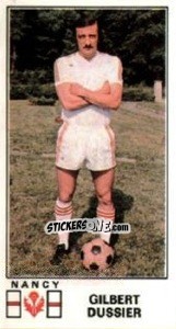 Sticker Gilbert Dussier - Football France 1976-1977 n. 174 - Panini