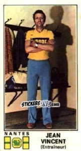Sticker Jean Vincent - Football France 1976-1977 n. 178 - Panini