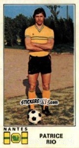 Figurina Patrice Rio - Football France 1976-1977 n. 183 - Panini