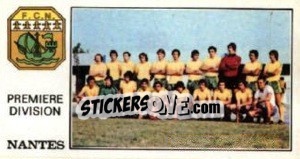 Sticker Team - Football France 1976-1977 - Panini